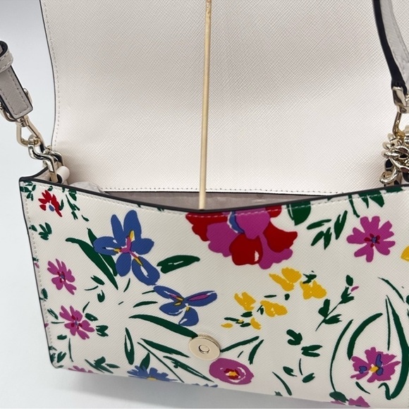NWT Kate Spade Carson Garden Bouquet Convertible Crossbody Bag - Picture 7 of 11